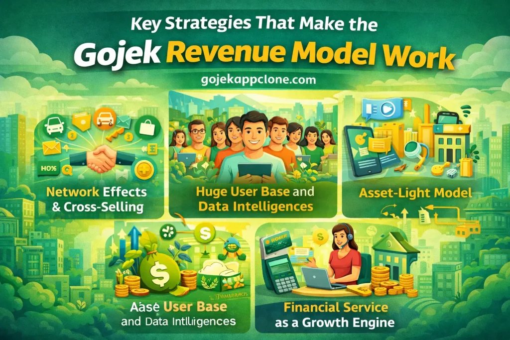 gojek revenue model strategies