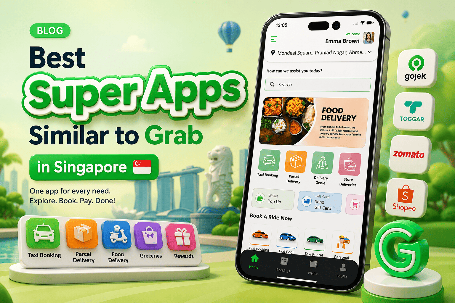 Best Super Apps Similar to Grab in Singapore
