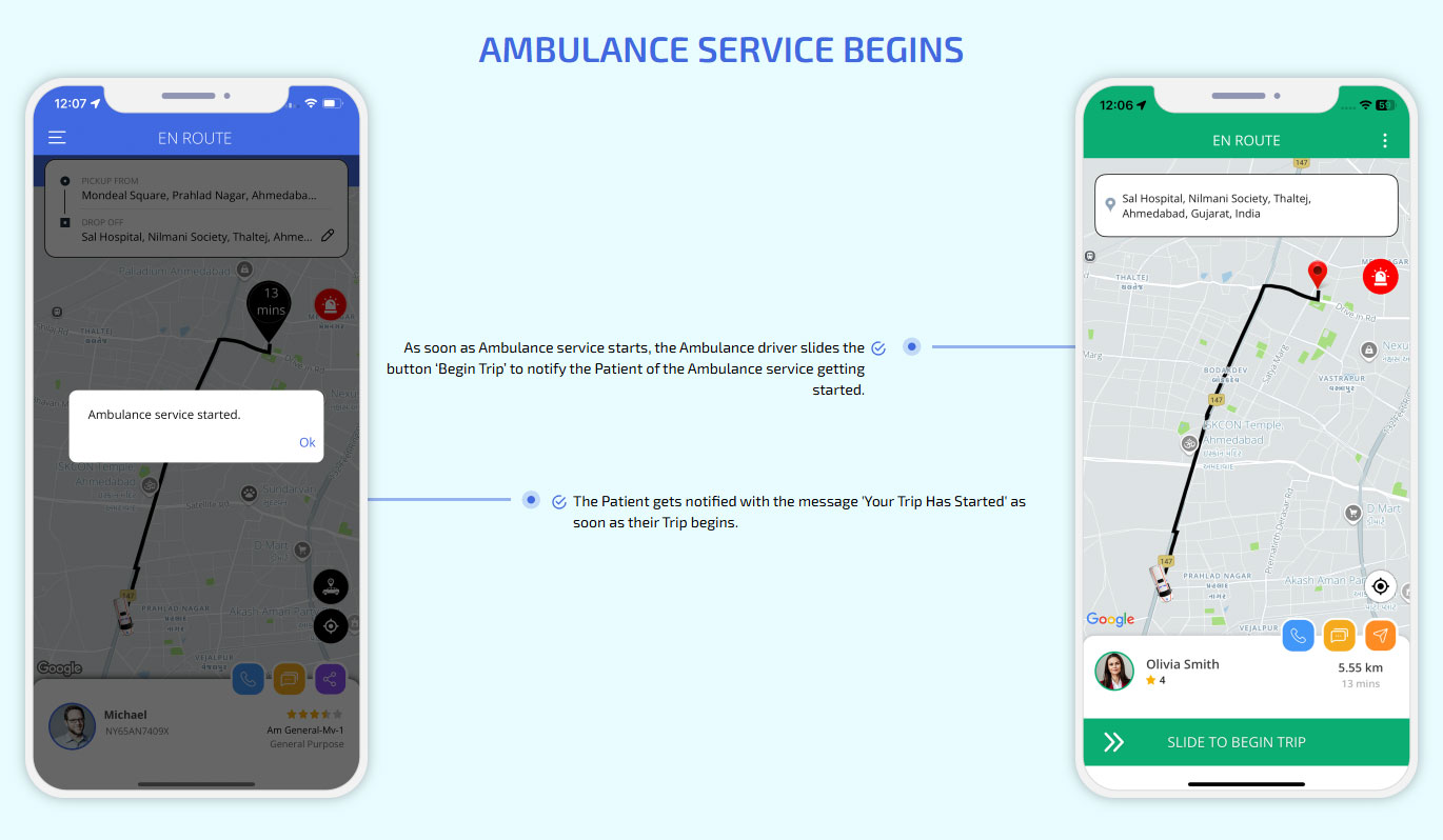 Ambulance service Begins